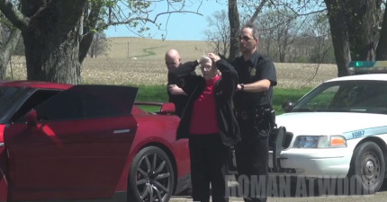 害阿嬤被警察抓